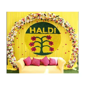 人工羽花装飾壁の在庫あり便利な価格で大量購入者に利用可能