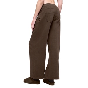 Cozy <b>Women</b> Fleece Sweatpants High Waist <b>Loose</b> Fit Joggers Warm Winter Lounge Pants Custom Logo OEM Wholesale Casual <b>Trousers</b> - Product Image 3