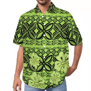 เสื้อเชิ้ตแขนสั้นสำหรับผู้ชายเสื้อชายหาดฮาวายดีไซน์เนอร์เสื้อเชิ้ตลำลองสำหรับผู้ชายขายส่ง - Product Image 4