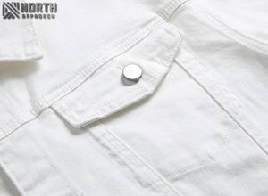 Chaqueta vaquera para hombre Chaqueta de camionero de secado rápido transpirable frontal liso de invierno informal - Product Image 4