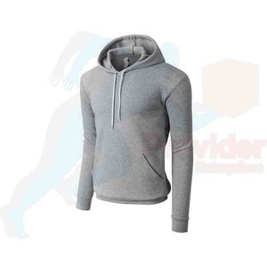 Sweat-shirt à capuche épais pour homme, 450 GSM, 100 % coton molletonné, coupe classique, couleur unie, avec poche, idéal pour l'hiver – Vente en gros - Product Image 2