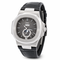 Montre-bracelet minimaliste pour homme sportif, cadran personnalisé, étanche, à quartz, en acier inoxydable, avec chaîne, vente en gros 118