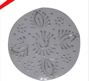 Sous-verre rond en métal fait main au design moderne et épuré 2026 pour la maison, l'hôtel et le restaurant - Product Image 5