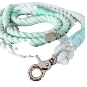 Dog Rope Lead - Green Dog Rope <b>Leash</b> | Mint Coloured Ombre Leads and <b>Leashes</b> for Dogs - Product Image 1