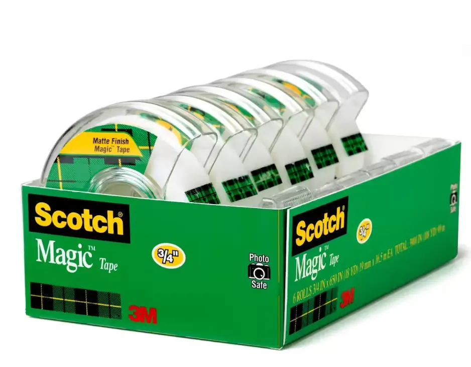 122 Scotch Magic Tape Unsichtbares Mehrzweck band ist ideal für permanentes Papier patchen und viele andere Anwendungen