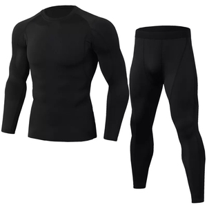 Ensemble de survêtement de sport respirant pour hommes et femmes, compression, séchage rapide, jogging, salle de sport, entraînement physique, tenue de sport - Product Image 3