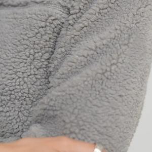 New Fashion Unisex Embroidery <b>Hoodies</b> Pullover Custom Sweatshirt Quarter Knitted <b>Sherpa</b> Fleece <b>Hoodies</b> - Product Image 5