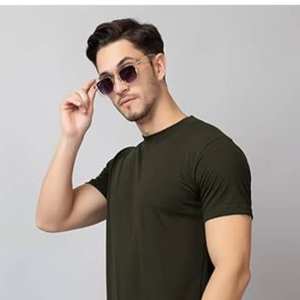 Camiseta de Hombre 100% Algodón Orgánico, Suave y Cómoda para Uso Diario Informal, Tejido Transpirable y Ecológico, Corte Holgado - Product Image 5
