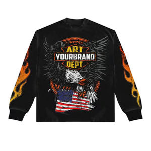 Vente en gros de logo de marque personnalisé sérigraphie sur tout Design Top Collection Hiver Mode Plus Size Respirant Léger - Product Image 3