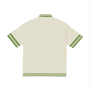 New Fashion Wear Men's Turn-down <b>Collar</b> Dress Shirts Spring Knitted Custom Printed Stylish Cotton B2B Ready - Product Image 2
