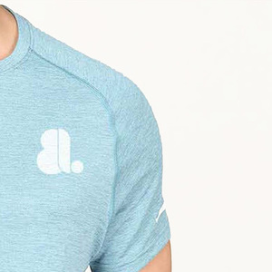 T-shirt personnalisé Impression de logo personnalisé T-shirt col rond Manches courtes 100% coton Uni T-shirt homme - Product Image 6