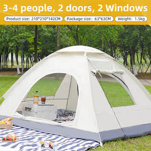 Configurazione rapida personalizzabile tenda da campeggio impermeabile resistente al vento antivento traspirante riparo all'aperto - Product Image 4