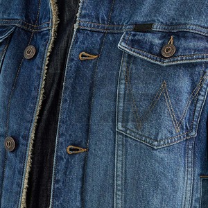 New Arrival Wholesale Coated Winter Men's Denim Jean Jacket with Cotton Lining Viscose Shell Windproof Casual - Product Image 4