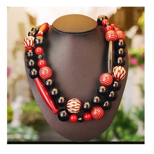 Recién llegado, joyería de resina de moda, collar de resina de moda para bodas y fiestas, venta al por mayor - Product Image 1