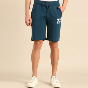 Shorts vintage pour hommes de bonne qualité, en coton doux, légers, à taille haute élastique, respirants, à séchage rapide et écologiques - Product Image 1