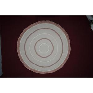 แผ่นรองจานผ้าฝ้ายทำมือ ดีไซน์ใหม่ ทรงกลม ซึมซับความร้อน ทนความร้อน พร้อมขอบตกแต่ง - Product Image 2