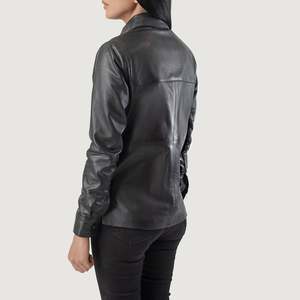 Veste de sport Zenith Premium Slim noire réversible (peau de mouton/PU) XL, douce, fine, pour l'hiver, le printemps et l'automne, en polyester pour plus de confort - Product Image 5