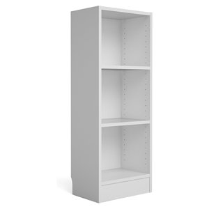 Librería Móvil BASIC Blanca KIT 40 x 105 cm, Estanterías y Librerías de la Colección Tvilum BASIC - Product Image 1