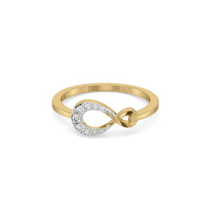 18K Gold Plated Infinity Knot <b>Ring</b> for Women Minimalist CZ Diamond <b>Adjustable</b> <b>Ring</b> Trendy Promise Engagement Jewelry Gift - Product Image 2