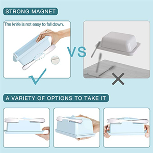 Accesorios para el hogar y la cocina, plato para servir mantequilla, vajilla, plato para servir mantequilla, queso, material de hierro y metal, platos para servir - Product Image 3