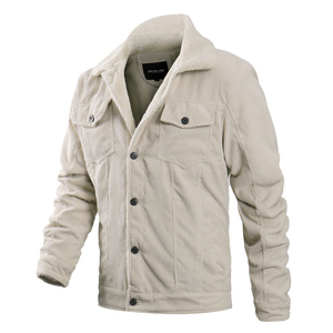 Veste d'hiver matelassée en denim écologique respirant et imperméable à carreaux pour homme, avec fourrure de vison, grande taille, personnalisable OEM - Product Image 1