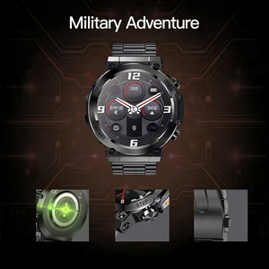 Montre connectée LEMFO AK61, écran tactile AMOLED de 1,39 pouce, carte SIM, réponse aux appels, moniteur de fréquence cardiaque, étanche IP68, montre de fitness unisexe - Product Image 4