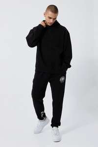 Ensemble de survêtement en coton personnalisé pour hommes, respirant, pour l'entraînement et le jogging, vêtements de sport de haute qualité, 100% coton - Product Image 2