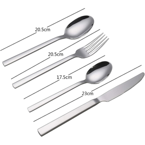 High-quality 18/<b>8</b> stainless steel cutlery seamlessly blending strength and elegance effortless maintenance shine Mirrored Steel - Product Image 5