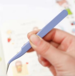 Juego de Pinzas para Manualidades, Pinzas con Punta de Goma para Tarjetas, Herramientas Profesionales, Injerto de Precisión para Principiantes - Product Image 3