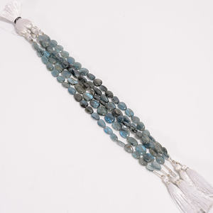 Cuentas de Aguamarina, cuentas lisas de forma de fantasía de Aguamarina natural, piedra preciosa de aguamarina, cuentas de Aguamarina para la fabricación de joyas - Product Image 4