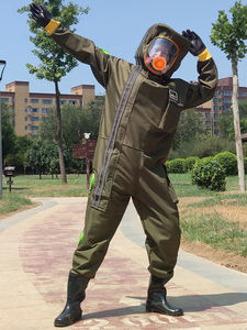 Traje de apicultura grueso y transpirable Anti-Hornet con ventilador, equipo esencial para atrapar abejas, conjunto completo de mono de trabajo - Product Image 2