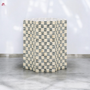 เก้าอี้เปลือกหอยมุกทำมือแบบเป็นมิตรต่อสิ่งแวดล้อม ขายส่ง เฟอร์นิเจอร์ตกแต่งด้วยงานฝังเปลือกหอย สำหรับโครงการตกแต่งภายในสุดหรู - Product Image 2