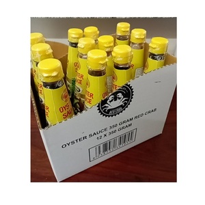 Salsa de soja oscura de 350 gramos en producto de botella con sabor a ostra de cangrejo rojo - Product Image 3