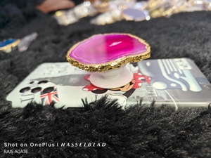 Natural Agate Stone Pop Up <b>Phone</b> Grip <b>Holder</b> Adhesive <b>Phone</b> Stand <b>Finger</b> Grip Mobile <b>Phone</b> Accessory Wholesale - Product Image 2