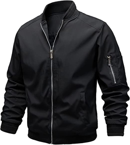 Nouvelle veste streetwear en satin pour homme de haute qualité, collection hiver, impression de logo personnalisée sur le devant 2025-26 - Product Image 5
