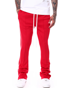 Custom Streetwear 100% Polyester New Stacked <b>Sweat</b> <b>Pants</b> for <b>Men</b> Flare Sweatpants Unisex Wide Leg Baggy <b>men's</b> trousers - Product Image 2