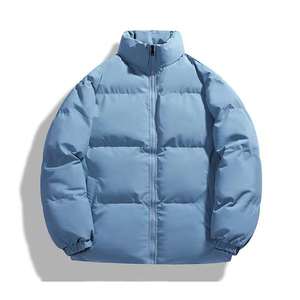 Veste matelassée d'hiver unisexe en gros personnalisée, camouflage patchwork, imperméable, légère, matelassée, col montant - Product Image 4