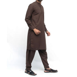 Service OEM, prix de vente optimal, conception personnalisée, vêtements pakistanais, ensemble salwar kameez pour hommes, style indien et pakistanais, vêtements musulmans - Product Image 2
