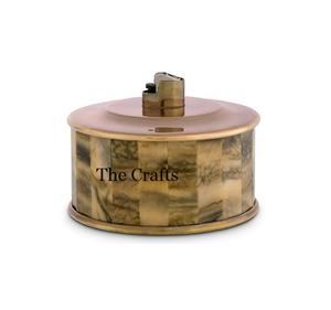 กล่องใส่เครื่องประดับทรงกลม ดีไซน์สวยงาม สำหรับเก็บเครื่องประดับและอุปกรณ์ส่วนตัว กล่องเก็บเครื่องประดับขายดี - Product Image 1