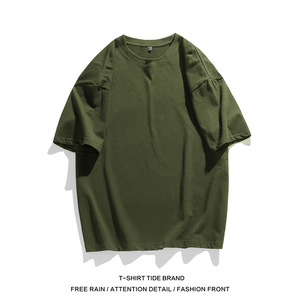 Camiseta Deportiva Transpirable para Hombre, Secado Rápido, 50% Algodón, 50% Poliéster, Manga Corta, Corte Regular, Tela de Lona, Alta Calidad - Product Image 4