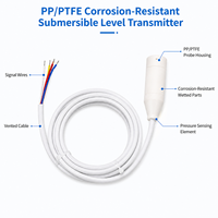 Transmitter Level Submersible Tahan Korosi Tanpa Layar / Terintegrasi PP / PTFE