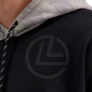 เสื้อมีฮู้ดโอเวอร์ไซส์คลาสสิกสำหรับผู้ชายที่มีสีกลางและพอดีไหล่แฟชั่นทรงโอเวอร์ไซส์ - Product Image 6