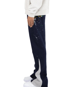 Pantalon de survêtement unisexe personnalisé de haute qualité, streetwear Y2k, en molleton français, avec poche évasée, pour homme - Product Image 5