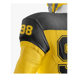 Al por mayor uniforme de fútbol americano con logotipo personalizado uniforme de fútbol Americano Deportivo de estilo único - Product Image 5