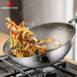 Padella in titanio, senza olio, senza ruggine, antiaderente, stufa a gas, padella universale in lega di titanio - Product Image 1