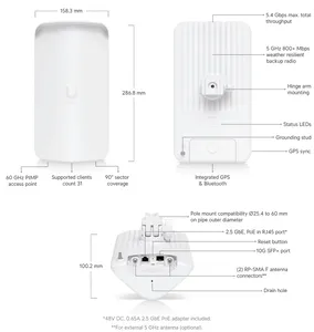 Ubiquiti Estación base de 60GHz + 5GHz, 2,7 Gbps, de la marca Ubiquiti - Product Image 5