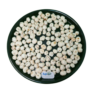 Makhana de calidad premium hecho tostando las semillas de loto en una sartén u horno hasta que estén crujientes y comidas con sal Peppe - Product Image 1