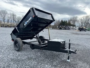 4 Wheel Dump <b>Trailer</b> Tipping <b>Farm</b> <b>Trailer</b> Heavy Duty 7 x 14 Utility Hauler with Core Motor - Product Image 5