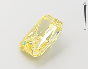 Aniva Colección de 1ct 2ct 3ct HPHT Lab Grown Diamonds Fancy Yellow Color IGI Certified Rectangular Shape Diamantes sueltos - Product Image 2