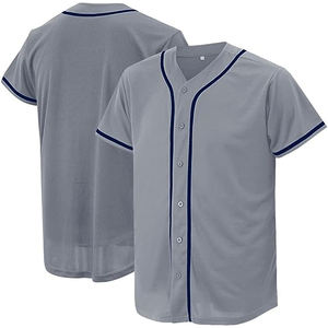 Uniformes de Béisbol Personalizados al por Mayor OEM de Alta Calidad, Camisetas de Béisbol Lisas - Product Image 3